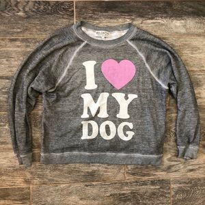 Wildfox I Heart My Dog Sweatshirt